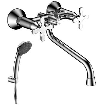 Смеситель для ванны Lemark Duetto LM5751C универсальный Хром