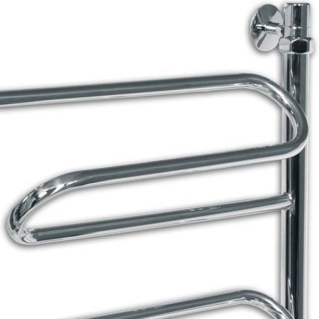 Водяной полотенцесушитель Ника Curve ЛZ 60x50 Хром, артикул ЛZ 60x50