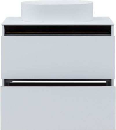 Тумба под раковину Allen Brau Activity 80 1.34004.WM белый матовый/черный браш, артикул 1.34004.WM