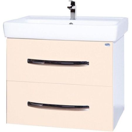 Тумба под раковину Bellezza Рокко 50 4633706000072 подвесная Бежевая Белая, артикул 4633706000072