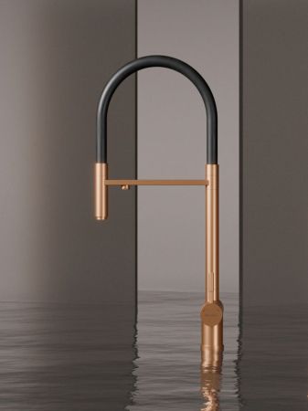 Смеситель для кухни с подключением фильтра Knotlor SS-16/RB, бронза, артикул SS-16/RB