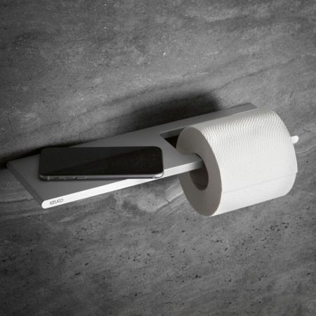 Держатель туалетной бумаги Keuco Edition 400 11573 170000 с полочкой Хром, артикул 11573170000