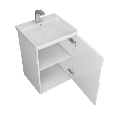 Тумба RUNN 50 с дверкой, белая NEW, артикул OW07.20.00