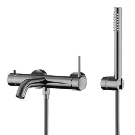 Смеситель для ванны Knotlor SS-23/GM, вороненая сталь, артикул SS-23/GM