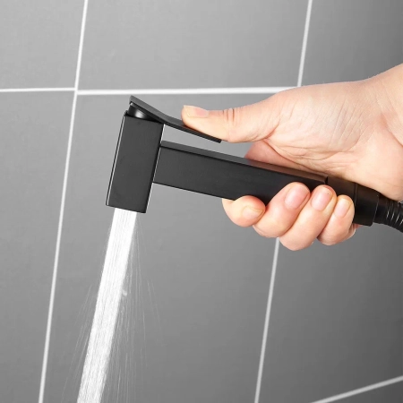 Гигиенический душ со смесителем Shevanik S127H, черный