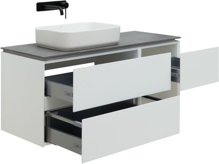 Тумба под раковину Allen Brau Infinity 120 1.21005.WM L белый матовый, артикул 1.21005.WM