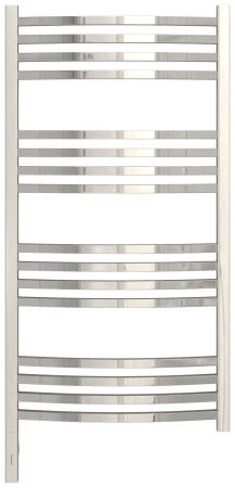 Полотенцесушитель, Сунержа, Аркус 3.0, электрический, ширина, мм-530, глубина, мм-106, высота, мм-1120, межосевое расстояние-500, подключение-нижнее слева, электрокомплект-МЭМ, мощность, Вт-300, материал-нержавеющая сталь, назначение-система электроснабже, артикул 00-5704-1050