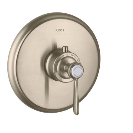AX Montreux Встраиваемый термостат для душа, 1 потреб, (внешняя часть), цвет: шлифованный никель, артикул 16823820