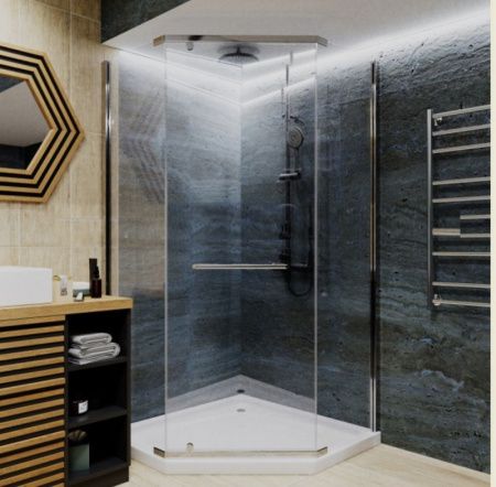Душевой поддон из АБС Cerutti SPA P101 100х100 с антискользящим покрытием Душевой поддон из АБС Cerutti SPA P101 100х100 с антискользящим покрытием