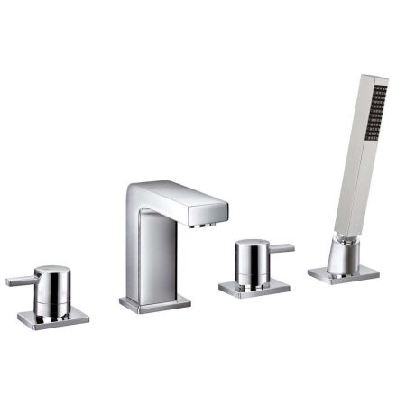 BIMINI Смеситель на борт ванны, 4 отверстия, хром, артикул 97060