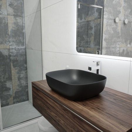 Раковина чаша Maretti FL13NS25-560, черная, артикул FL13NS25-560