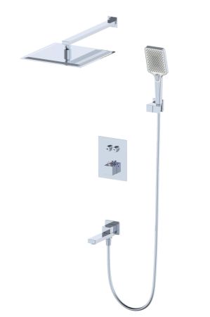 Душевая система с термостатом встраиваемая WONZON & WOGHAND, Хром (WW-88929003-CR), артикул WW-88929003-CR