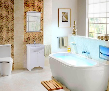 Тумба Onika Омега 50 напольная, белая (ум. Акватон 52), артикул 105015