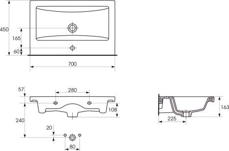Тумба "Омаха 70 Z2", белый / металлик, Сомо 70 / Фостер 70