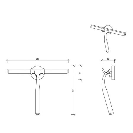 DECOR WALTHER QUICK Стеклоочиститель, цвет золото, артикул 0835620
