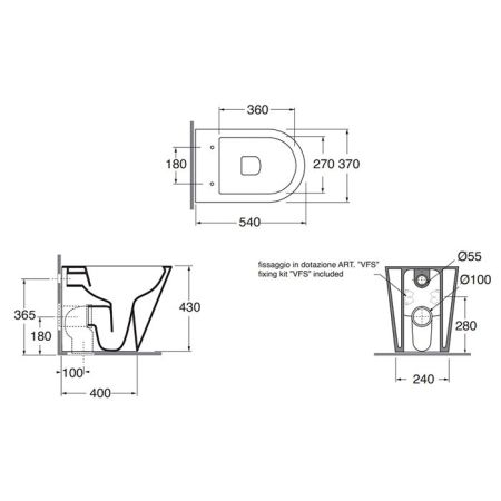 AZZURRA FORMA Сиденье для унитаза быстросъемное с микролифтом, цвет cenere, петли хром, артикул FOR1800/F CE/cr