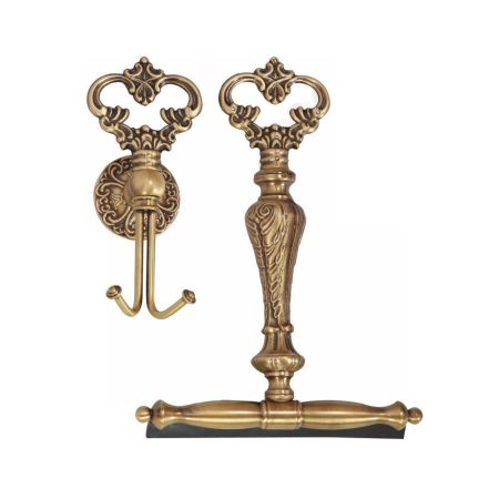 ELISABETTA Щетка для чистки стеклянных поверхностей, с крючком, бронза, артикул 17017