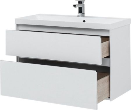 Мебель для ванной Aquanet Гласс 100 белый, артикул 00240468