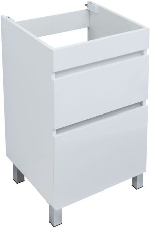 Тумба под раковину Aquanet Вега 48 белый глянец, артикул 00329123