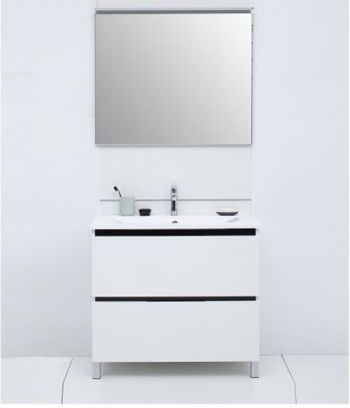 Тумба с раковиной De Aqua Ариетта 90 белый