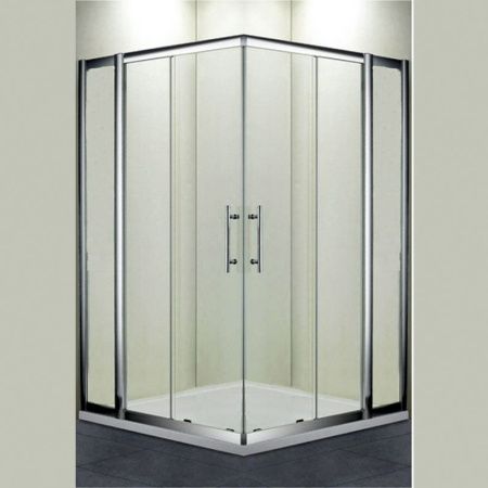 Душевой уголок RGW Hotel HO-311 130x130 профиль Хром стекло прозрачное