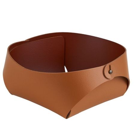 ADJ Корзинка Flora, 15x15xH7 см., цвет: коньяк/бордо, артикул 0041.09/30