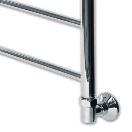 Водяной полотенцесушитель Ника Classic ЛП/ВП 60x50 с полкой Хром, артикул ЛП/ВП 60x50