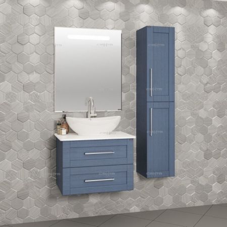 Тумба для умыв. "Венера 70" дуб адриатика,со столешницей, подвес. (ум Гамма 56)