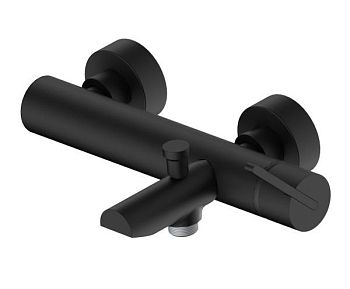 AQG Urban, однорычажный смеситель для ванны без набора для душа, цвет черный матовый