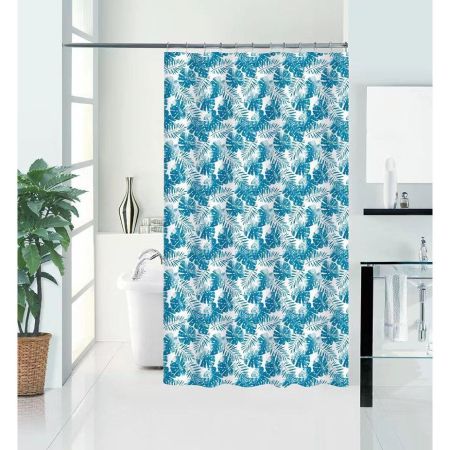 Штора для ванной комнаты Savol S-HFG1820E, листья, артикул S-HFG1820E