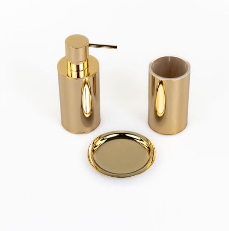 Stil Haus Hashi, настольный металлический дозатор, цвет золото, артикул HS30AP(16)