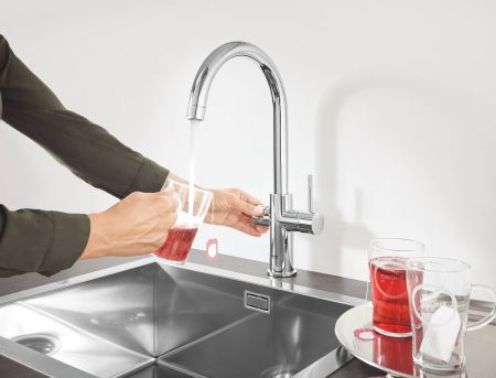 Смеситель для кухни GROHE Red Duo, бойлер M-size, хром, (30083001)