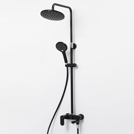 Душевая система WasserKRAFT Elbe A17401 Черная, артикул A17401