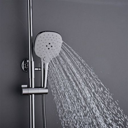 Душевая система Orans OLS-7550 Серебристый хром, артикул OLS-7550