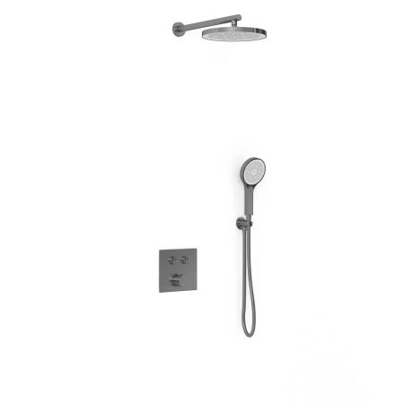 Душевой комплект VSFW-4212GM встраиваемый, 2 режима, вороненая сталь, артикул VSFW-4212GM
