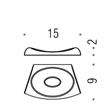 Colombo Land Мыльница настольная, цвет: хром, артикул B2840.CR