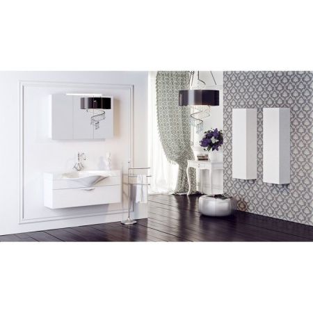 "Анкона" пенал подвесной, цвет белый  An.05.35/W, ТМ «AQWELLA», артикул An.05.35/W