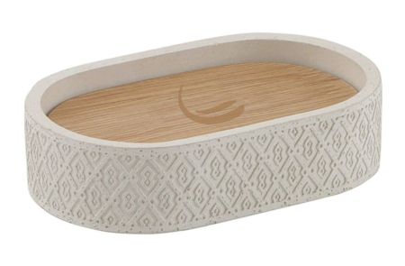 Gedy Afrodita, настольная мыльница, цвет серый, артикул 4911(08)