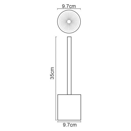 Neime K-1927 Щетка для унитаза, артикул K-1927