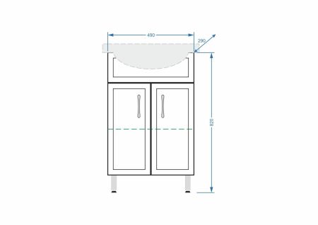 Тумба "Концепт 55", Эрика 55, артикул SP-00000045
