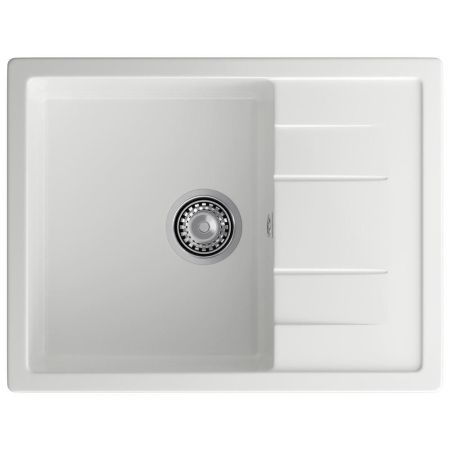 Кухонная мойка GranFest QUADRO 650L, иней, артикул Q-650L иней