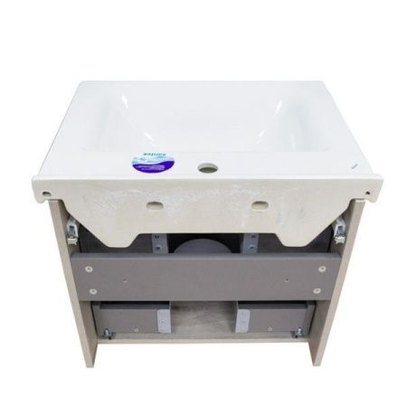 Тумба с раковиной Comforty Парма 60 4143490 подвесная Дуб дымчатый Тумба с раковиной Comforty Парма 60 4143490 подвесная Дуб дымчатый