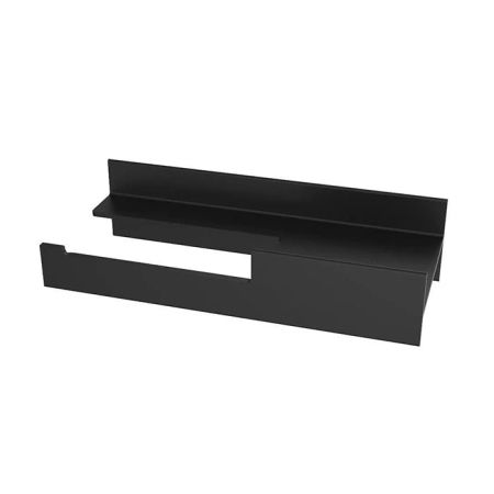 Emco Держатель бумаги Aura открытый слева, цвет черный, артикул 8500 134 01