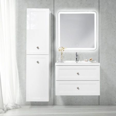 Тумба под раковину BelBagno Dublin 85 подвесная Белая