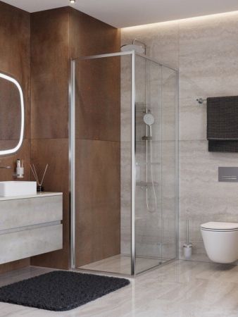 LUX-AH-FS-1-70/90-C-CR Душевой уголок, артикул LUX-AH-FS-1-70/90-C-CR