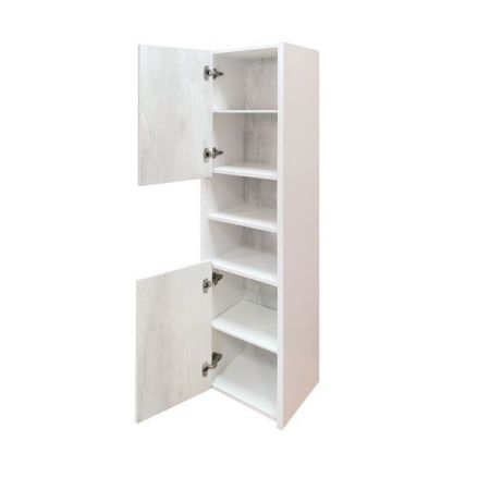 Шкаф пенал Comforty Женева 35 4137139 подвесной Дуб белый, артикул 4137139