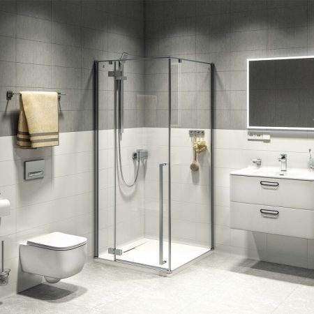 Душевой уголок Iddis Slide SLI6GS0i23 90x90 профиль Хром стекло прозрачное