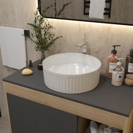 Раковина чаша Maretti RE13PD36-844, белая, артикул RE13PD36-844