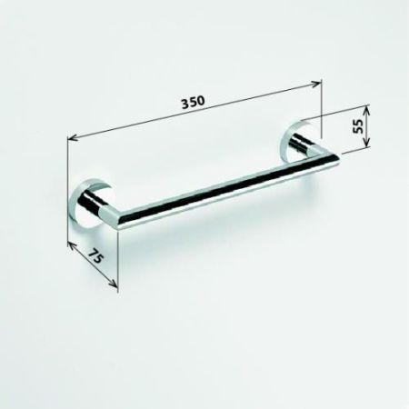 Ручка OMEGA прямая 355 мм, артикул 104307611