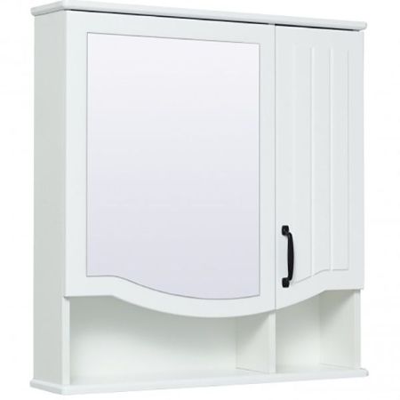 Зеркальный шкаф Runo Марсель 70 4620750028817 Белый